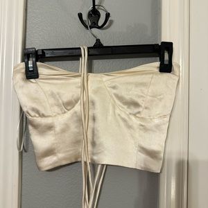 Silk crop top